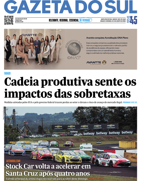 Jornal Gazeta do Sul | 165 -
Ano 82 | 2026-08-08